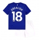 Everton Jack Grealish #18 Barnkläder Hemma matchtröja till baby 2025-26 Kortärmad (+ Korta byxor) Billigt Everton Jack Grealish #18 Barnkläder Hemma matchtröja till baby 2025-26 Kortärmad (+ Korta byxor) Billigt